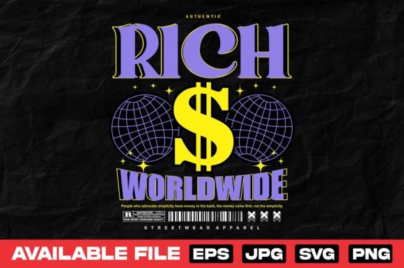 Download Rich Money Urban Apparel T Shirt Design - Urban Collection